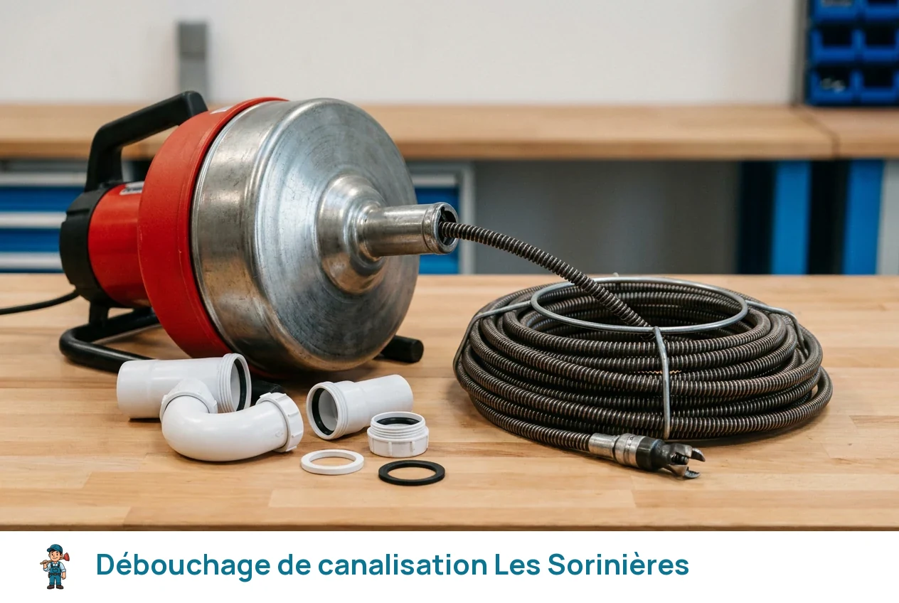 Débouchage de canalisation à Les Sorinières