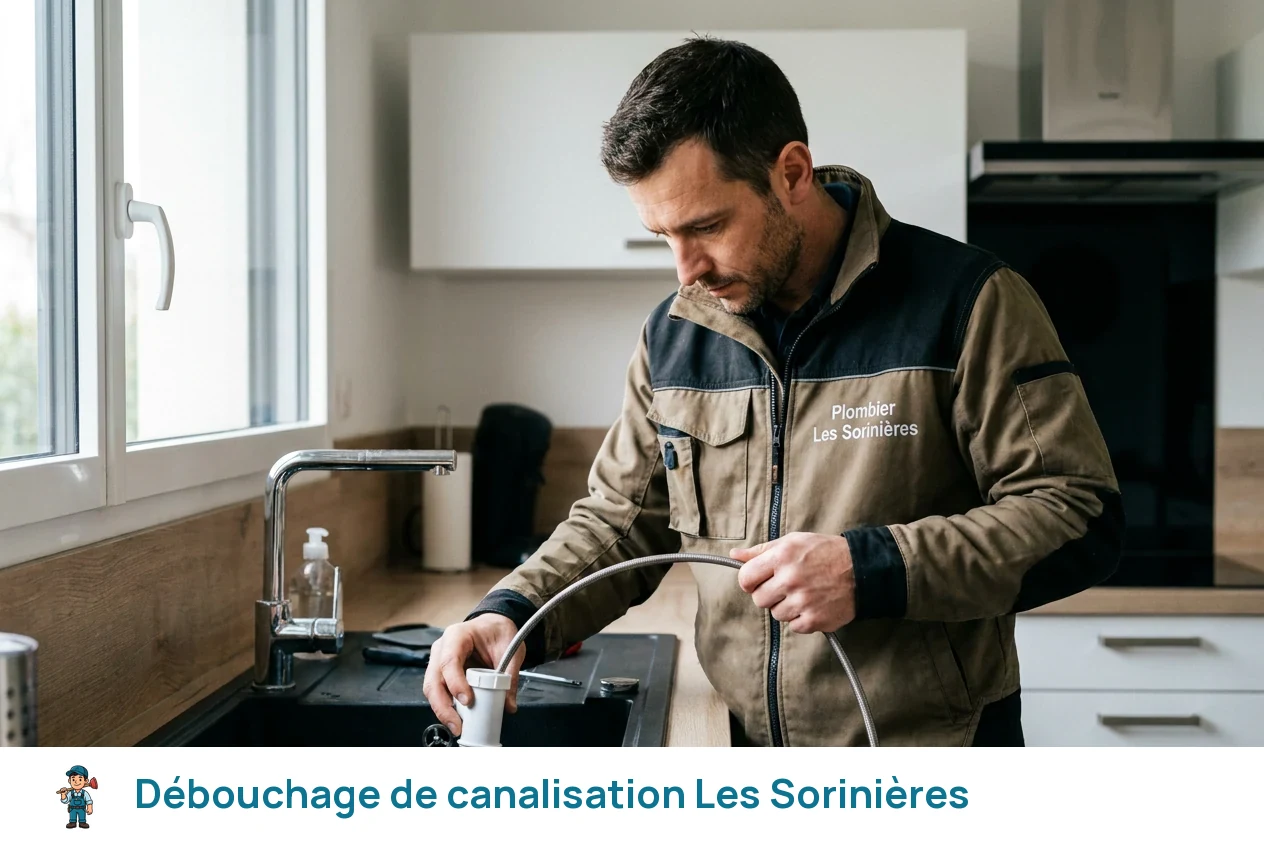 Débouchage de canalisation à Les Sorinières