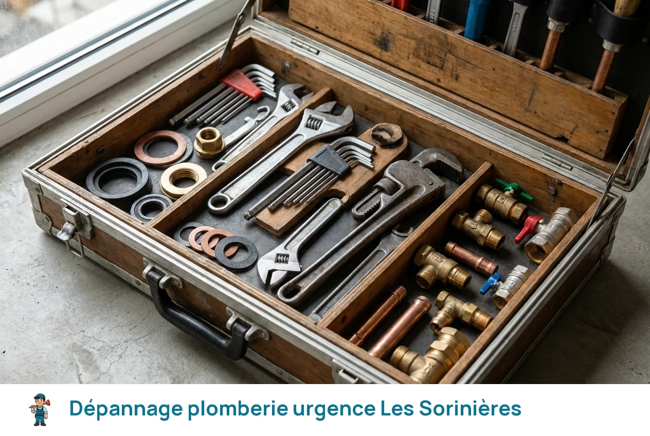 Dépannage plomberie urgence à Les Sorinières