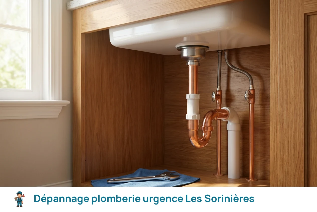 Dépannage plomberie urgence à Les Sorinières