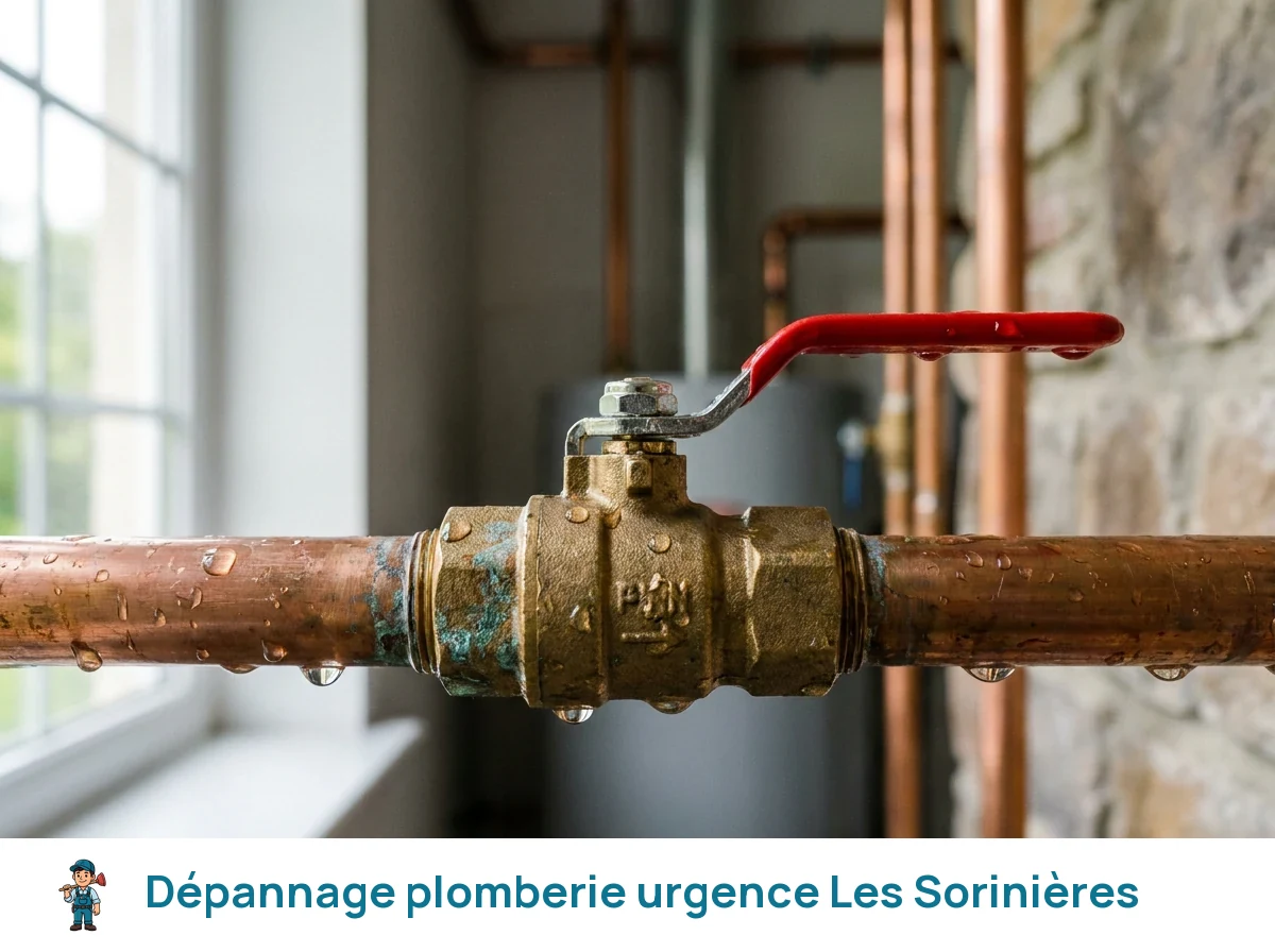 Dépannage plomberie urgence à Les Sorinières