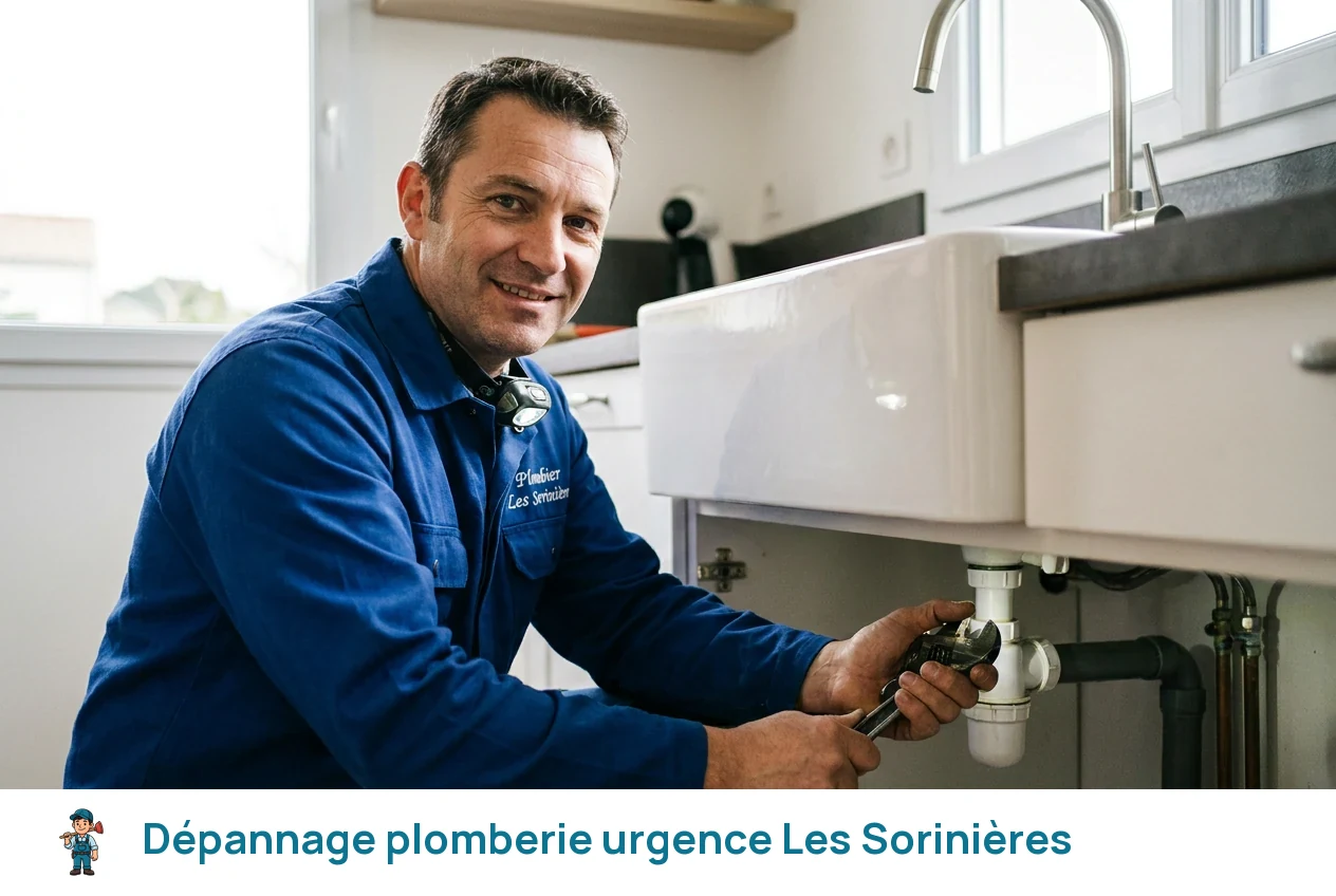 Dépannage plomberie urgence à Les Sorinières