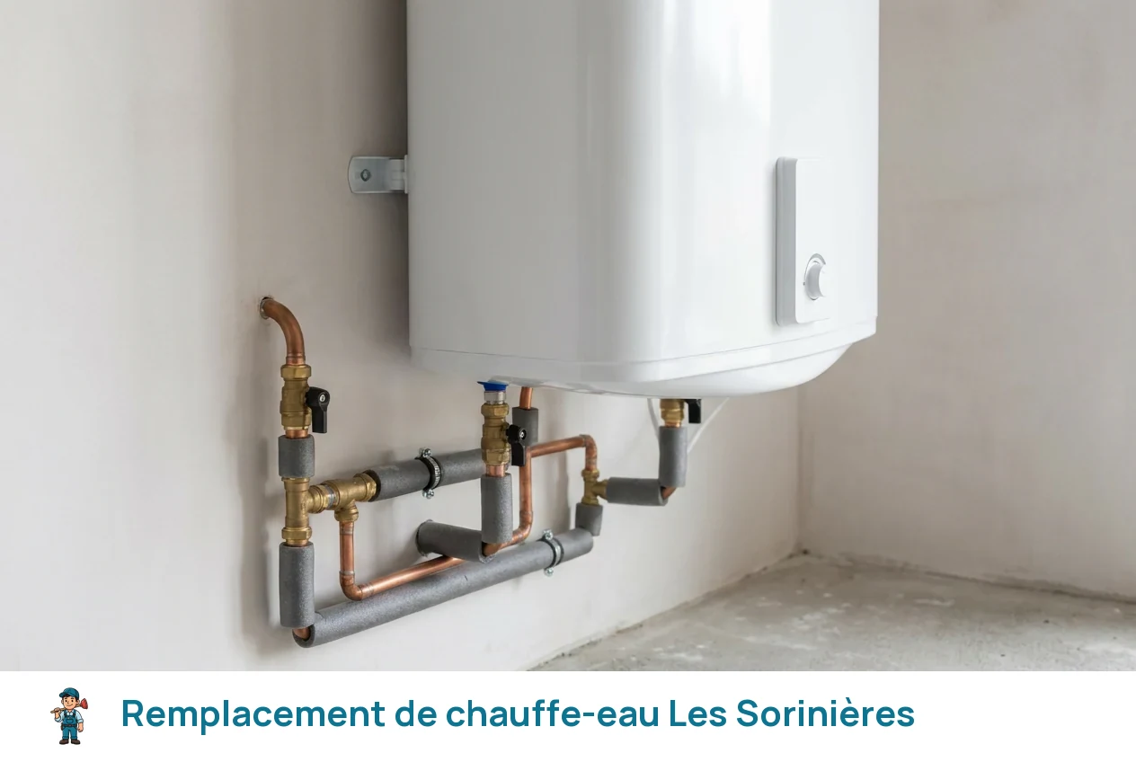 Remplacement de chauffe-eau à Les Sorinières