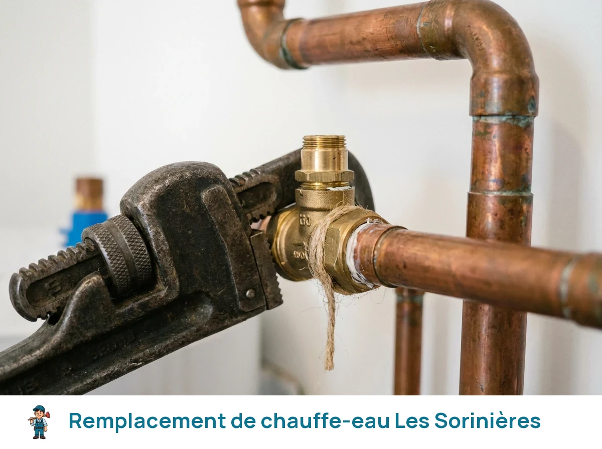 Remplacement de chauffe-eau à Les Sorinières