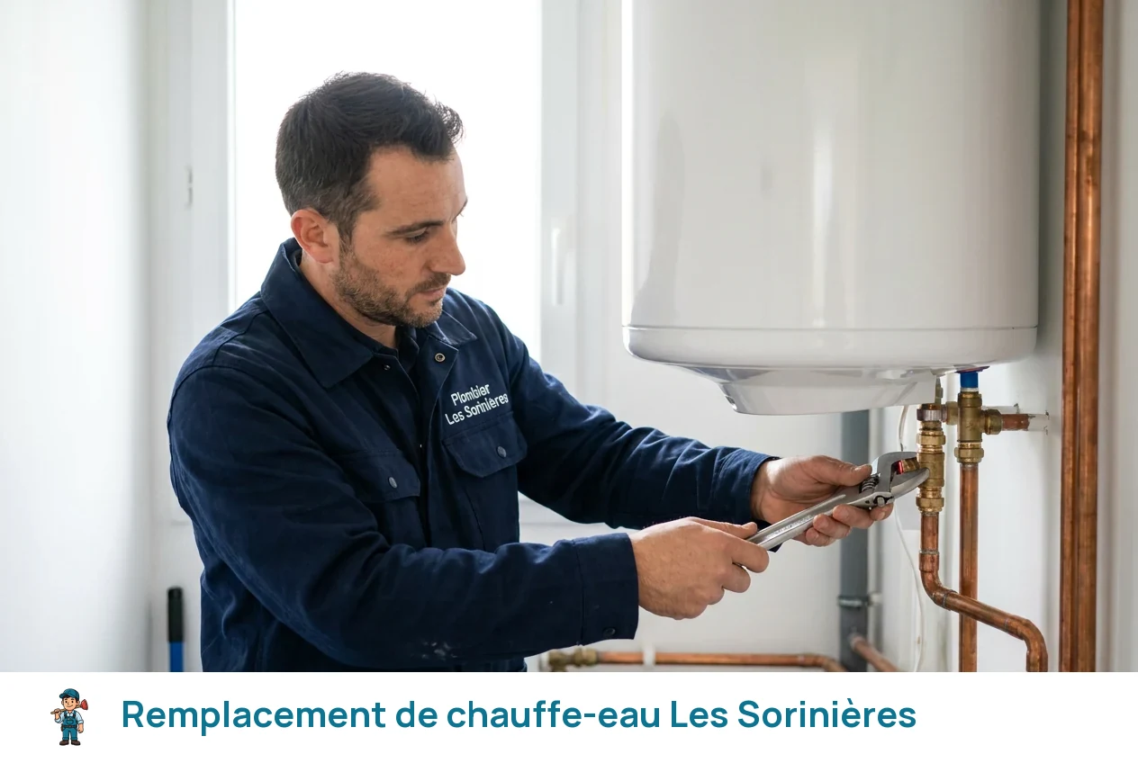Remplacement de chauffe-eau à Les Sorinières